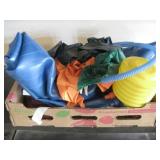 Hand Weights, Stretch Bands & More Shown
