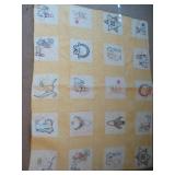 35x 45 Hand Made Baby Quilt Stains Observed