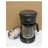 Mr Coffee Brewer W/Filters Powers On
