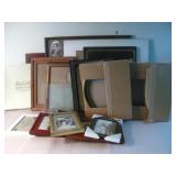 Assorted Picture Frames & Glass Largest 21x 17