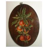 12x 16 Apple Print On Wood Hanging