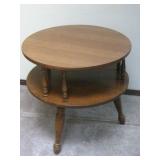 23.5x 22.5 Mersman Maple Drum Table