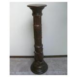 38' Tall Ceramic Stand Base Repaired See Pics