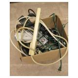 Box Assorted Extension Cords & More Untested