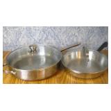 Two Tools Of The Stainless Pans & Lids