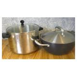 Analon & Farberware Pots W/Lids
