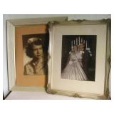 Two Vintage Frames W/Photos See Info