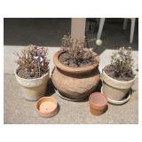 Outdoor Planter Pots Pictured