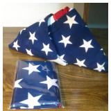 3x5 Everwear Folded Flag & NIP Nylon Flag