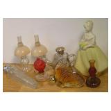 Vintage Perfume Bottles Some W/Contents Tallest 5'