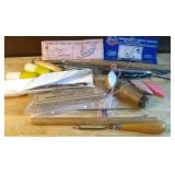 Vintage Sewing Supplies & Needle Holders
