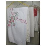 Hanging Tablecloths In Left Side Closet