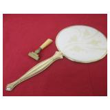 14' Vintage Hand Mirror & Razor Shown