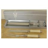 Regent Sheffield Carving Set & Cake Knife In Box