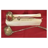 Two Silverplate Ladles Longest 16'