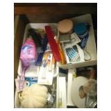 Bathroom Drawer Items Pictured
