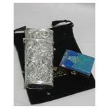 Pill Box & Metal Lighter Holder See Info
