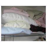 All Blankets & Pillow Top Shelf Spare Bedroom
