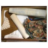 Drawer Hand Made Hot Pads, Antique Ephemera & More