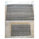 Four Rubber Door Mats