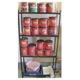 Contents Right Black Garage Shelves See Info