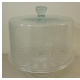 12x 12 Glass Domed Pedestal Cake Plate