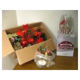 Assorted Christmas Decor Items Tallest 12'
