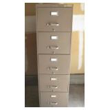 72' Wesco Filing Cabinet On Rolling Base See Info