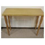 27x 10x 22 Wood Leg Side Table See Info