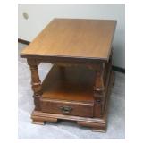 21x 27x 21.5 Young Republic Maple Table W/Drawer