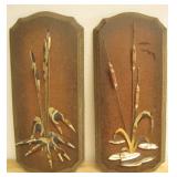 8x 18 Metal On Plywood Wall Decor