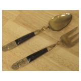10' Brass & Horn Siam Serving Utensils