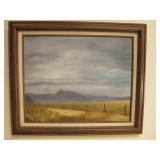 25x 21 Signed Framed Oil Painting On Canvas