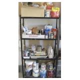 Contents Left Black Garage Shelves See Info