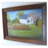 17x 12.5 Framed Signed Painting