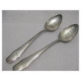 Two Sterling Silver Spoons Hallmarked 28.9 Grams