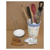 6' Ceramic Utensil Holder, Utensils & More