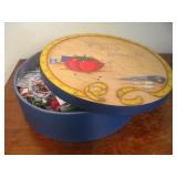 12 Sewing Box W/Sewing Supplies & String