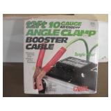 12ft Angle Clamp Booster Cables In Box