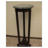 12x 32 Marble Top Wood Table By Powell