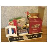Box Vintage Christmas Ornaments & Decor
