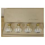 Set Four 2' Hand Painted Porcelain S&P Shakers