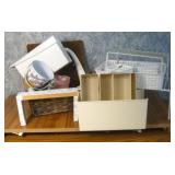 Assorted Racks, Bins & Sanitizers & More