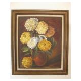 27x 31 Signed Framed Oil Painting On Canvas