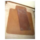Two Floor Plastic Mats Largest 36x 47 See Info