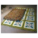 Handmade Quilt & Lap Quilt Largest 62x 80