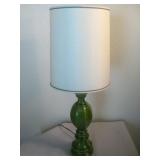 27' Tall Vintage Ceramic Lamp W/Shade Works