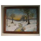 21x 16 Framed Painting