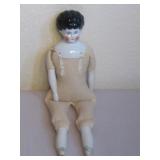 12' Vintage Porcelain & Cloth Doll