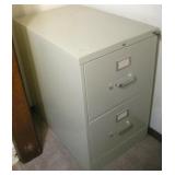 18x 28.5x 28.5 Hon File Cabinet W/Key